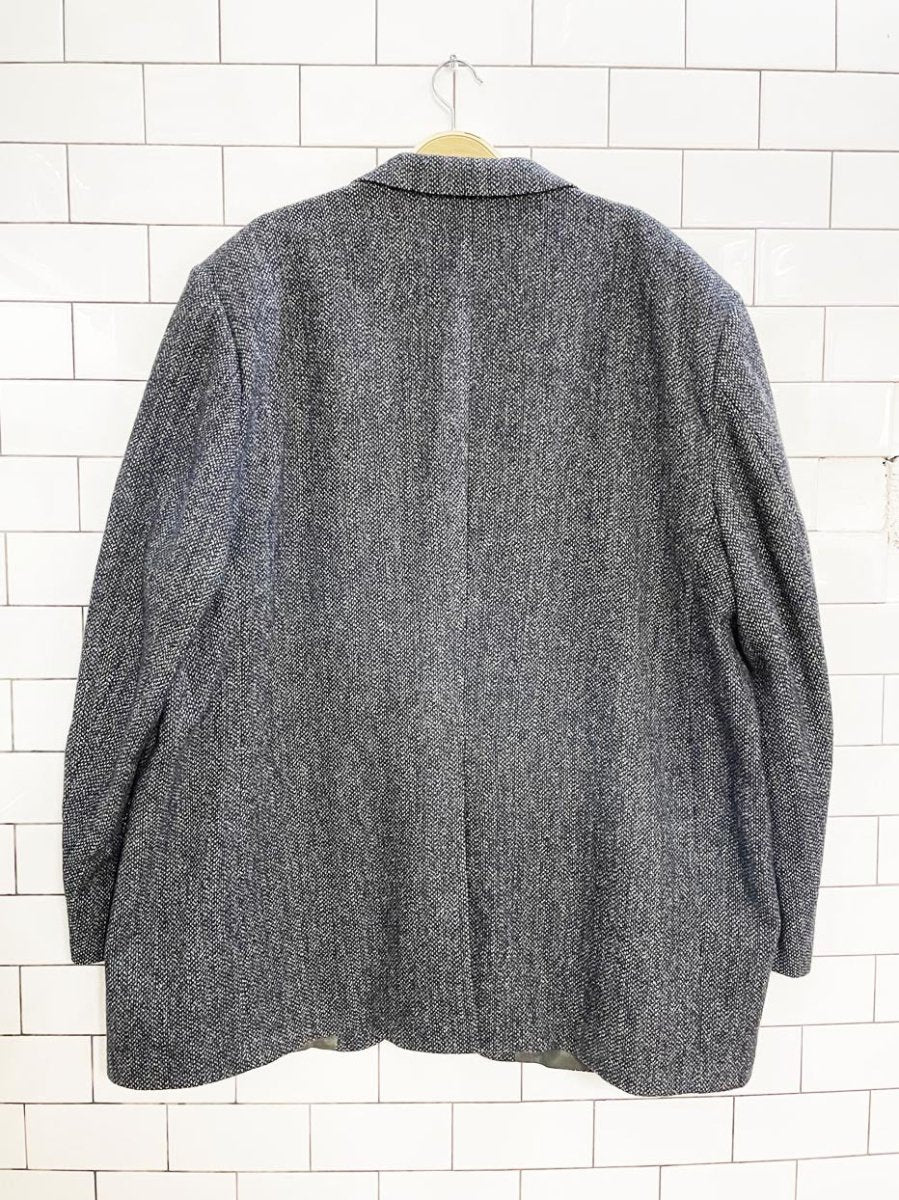 vintage 100% wool menswer blazer | george richards - good market thrift store