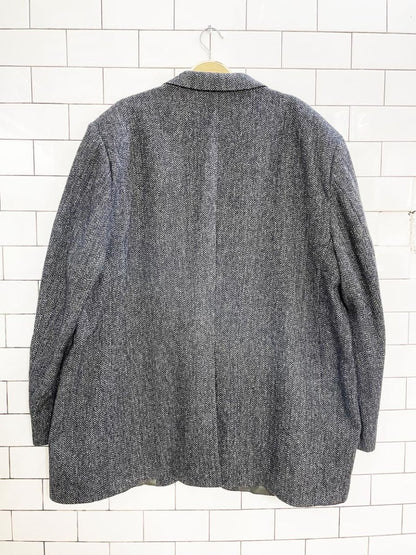 vintage 100% wool menswer blazer | george richards - good market thrift store