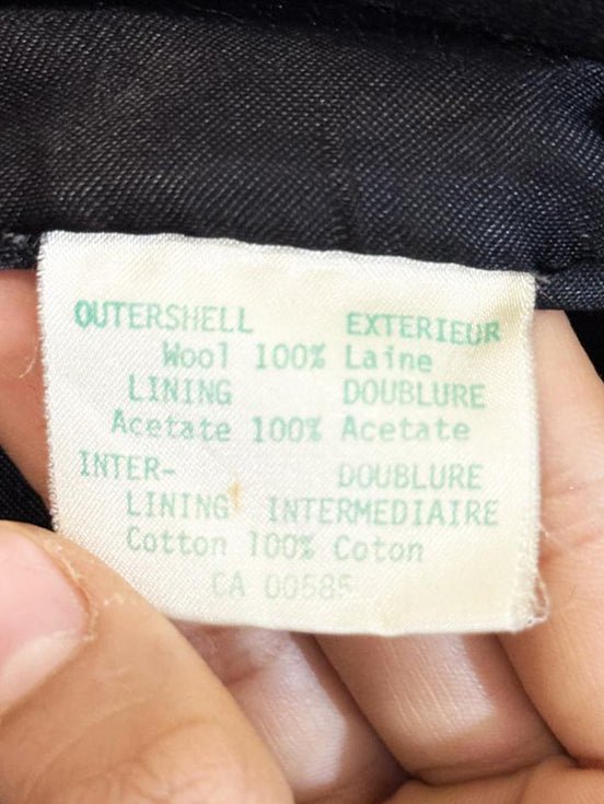 vintage 100% wool real fur trim penny lane coat | made in Canada - good market thrift store