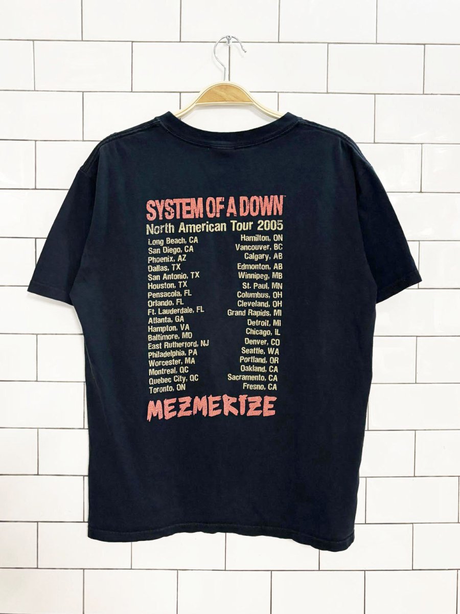 vintage 2005 system of a down mezmerize tour tee - good market thrift store