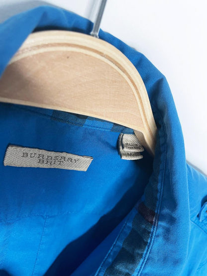 vintage 2013 burberry brit s/s snap button utility shirt - good market thrift store