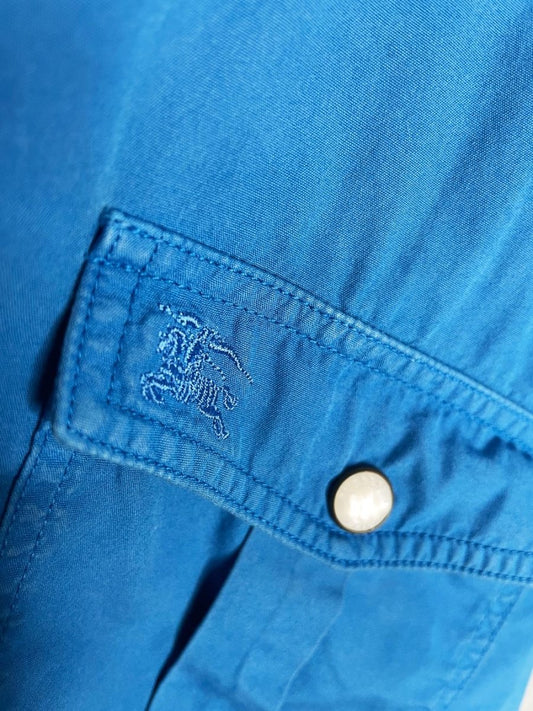 vintage 2013 burberry brit s/s snap button utility shirt - good market thrift store