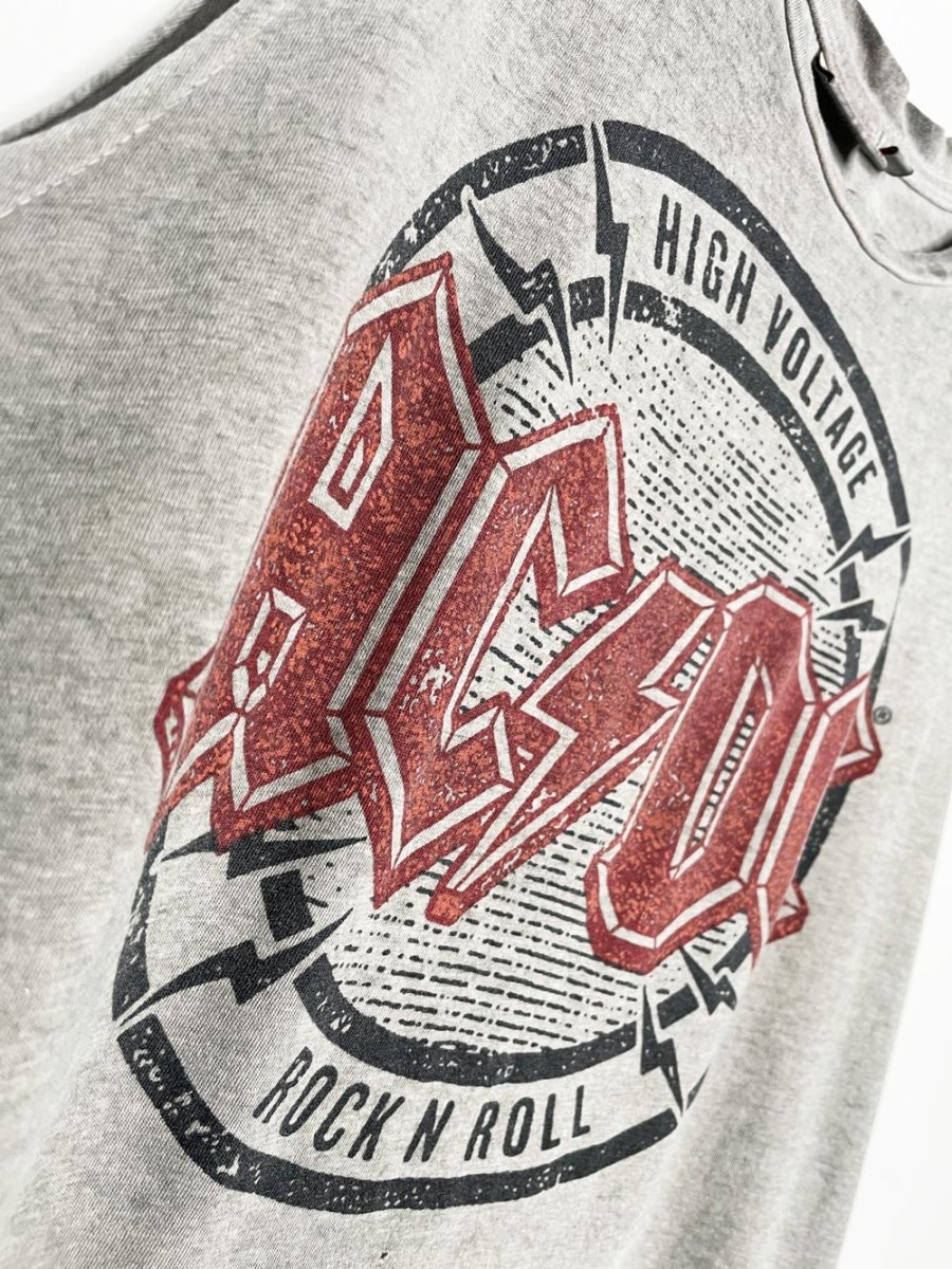 vintage 2014 acdc high voltage sleeveless band tee - good market thrift store