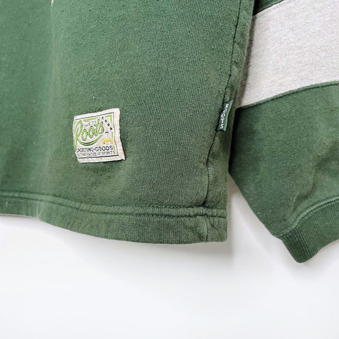 vintage 90s roots "hockey" sweatshirt