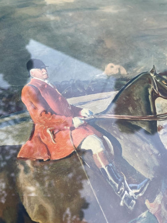 vintage 30s master of the essex sir wilfred james munnings print | framed - good market thrift store