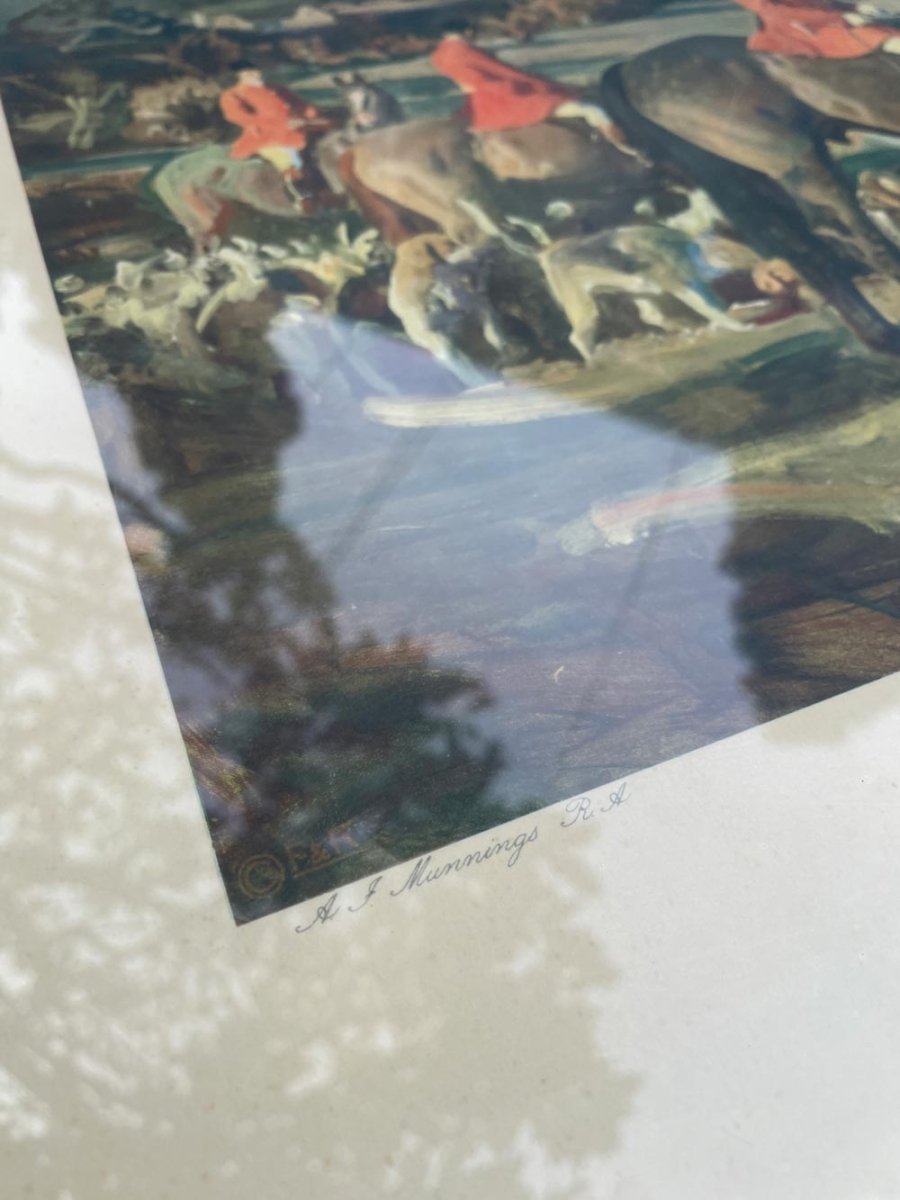 vintage 30s master of the essex sir wilfred james munnings print | framed - good market thrift store