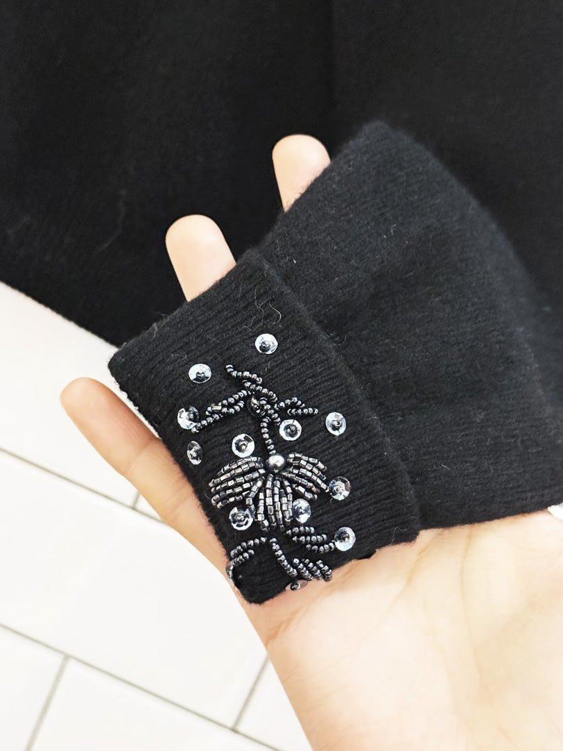 vintage 50s royal scott 100% lambswool beaded cardigan - good market thrift store