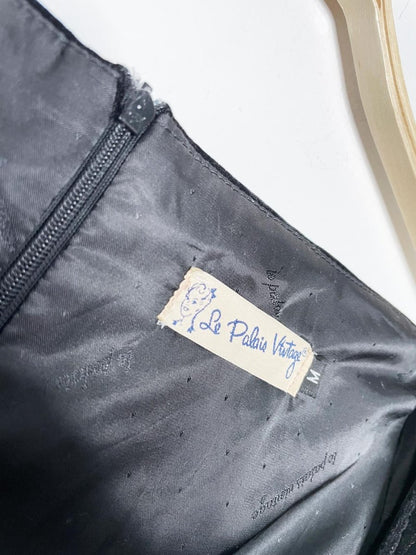 vintage 50s style sweetheart neckline pleated full midi dress | pin up - good market thrift store