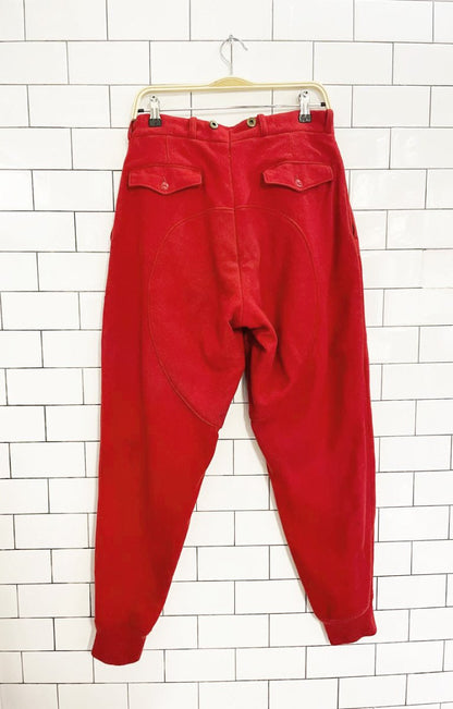 vintage 50s woolrich wool riding pants | talon | made in USA - good market thrift store