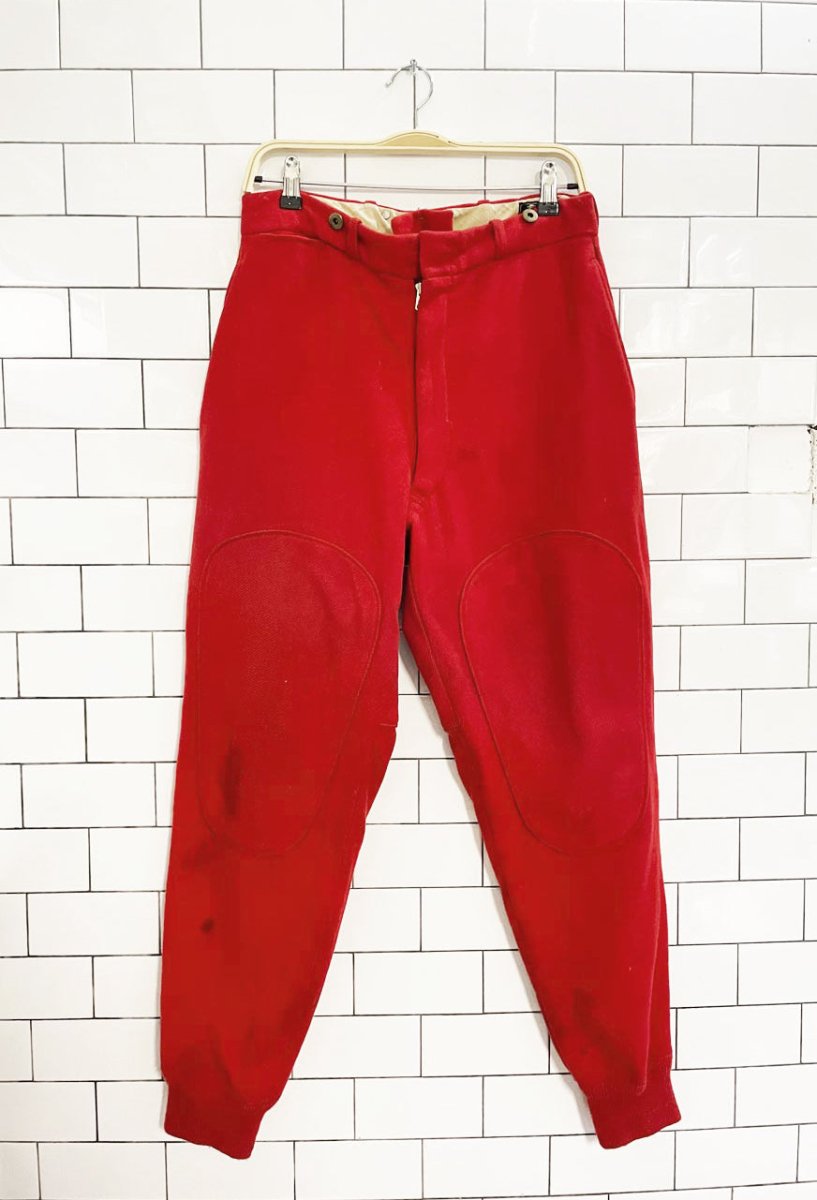 vintage 50s woolrich wool riding pants | talon | made in USA - good market thrift store