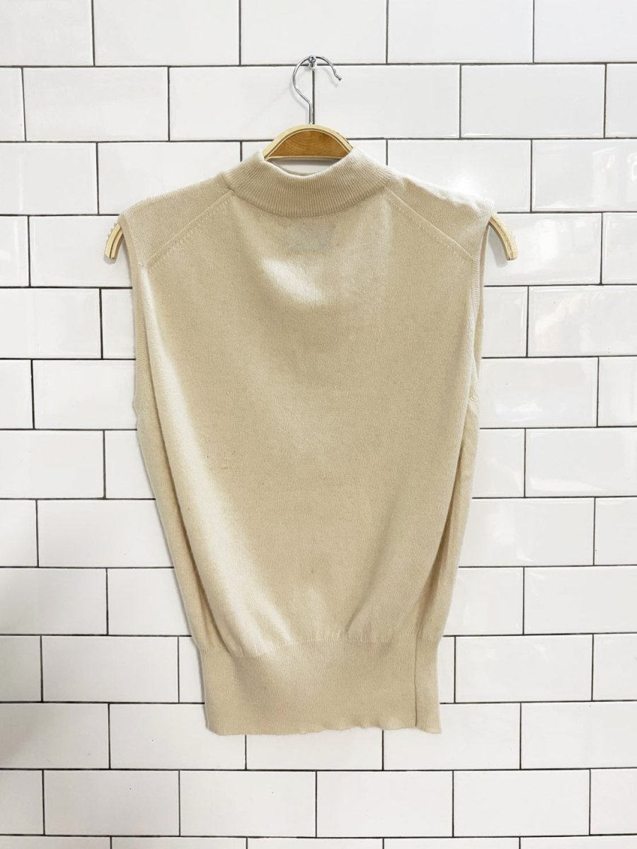 vintage 60s ballantyne 100% cashmere sweater vest | made in scotland - good market thrift store