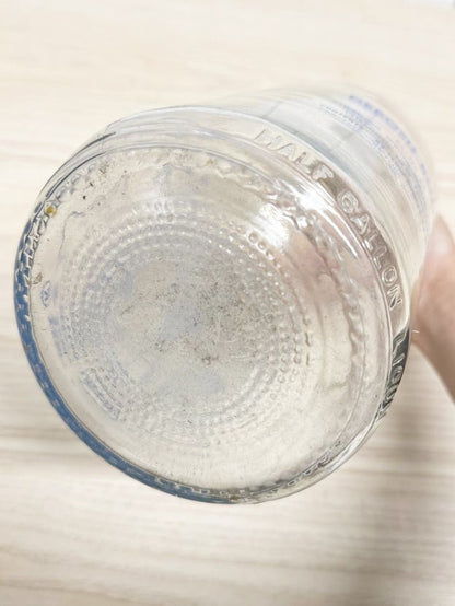 vintage 60s chemung new york spring water glass bottle - good market thrift store