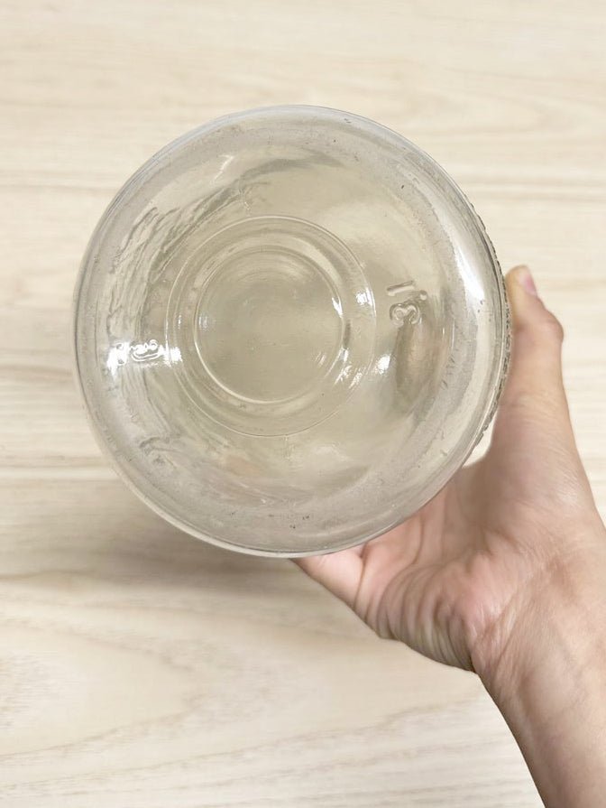 vintage 60s chemung new york spring water glass bottle - good market thrift store