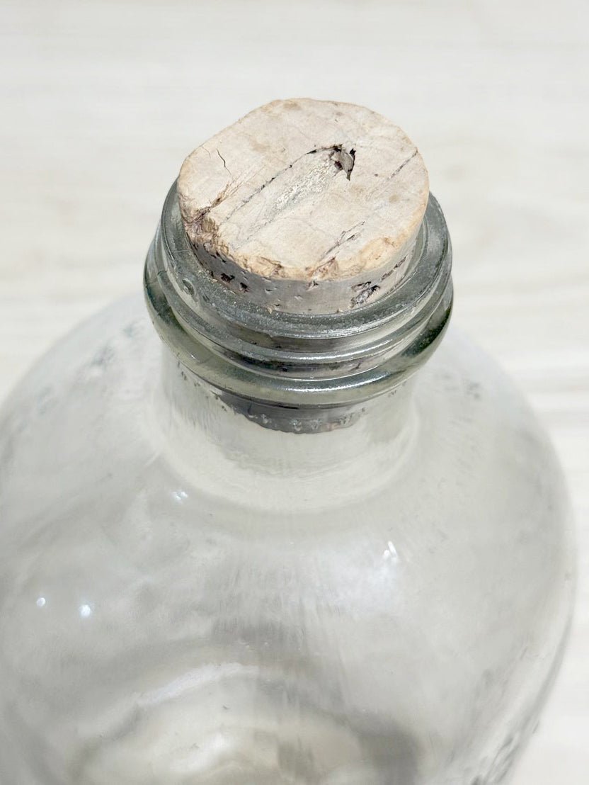 vintage 60s chemung new york spring water glass bottle - good market thrift store