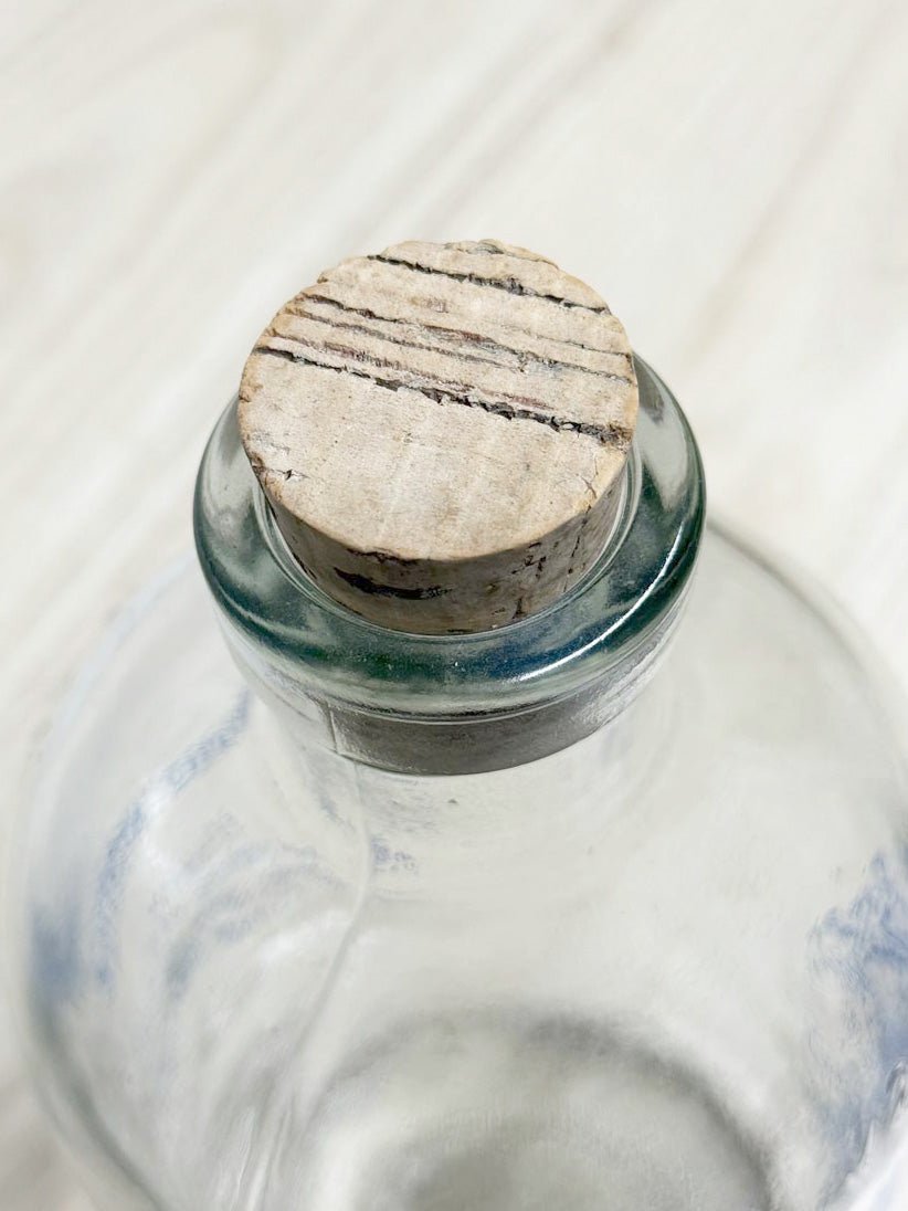 vintage 60s chemung new york spring water glass bottle - good market thrift store