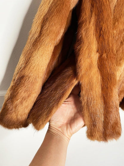 vintage 60s eartons mink fur princess cut short coat | fur salon - good market thrift store