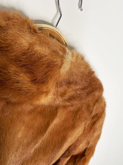 vintage 60s eartons mink fur princess cut short coat | fur salon - good market thrift store