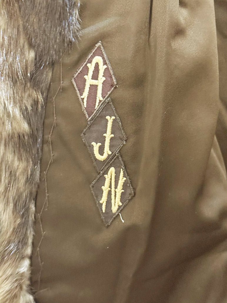 vintage 60s edward reilly & co. mink stripe fur coat | made in Canada - good market thrift store