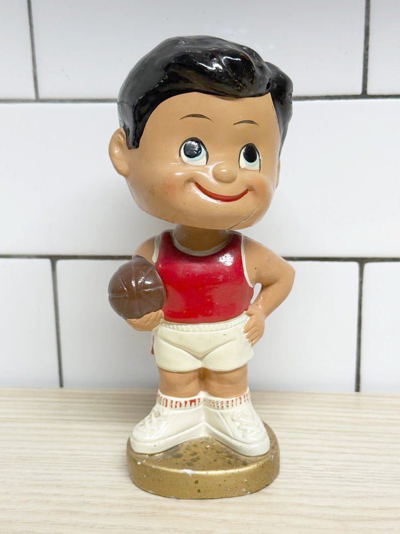 vintage 60s indiana university hosiers basketball bobble head | made in Japan - good market thrift store