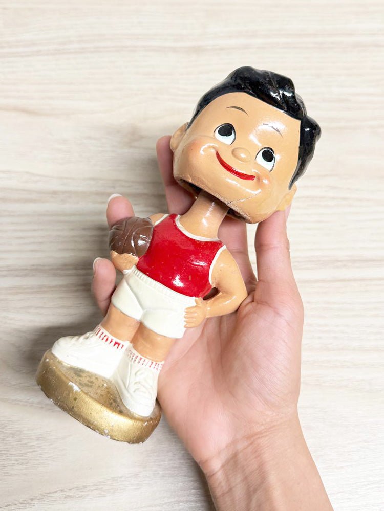 vintage 60s indiana university hosiers basketball bobble head | made in Japan - good market thrift store