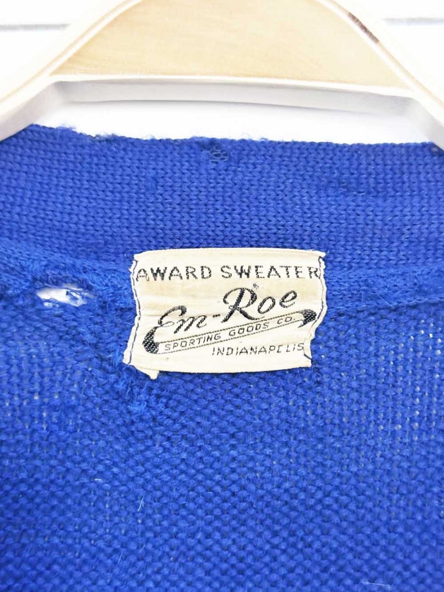 vintage 60s JUDY award sweater em - roe 1966 varsity cardigan | indianapolis - good market thrift store