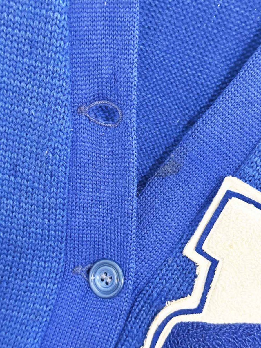 vintage 60s JUDY award sweater em - roe 1966 varsity cardigan | indianapolis - good market thrift store