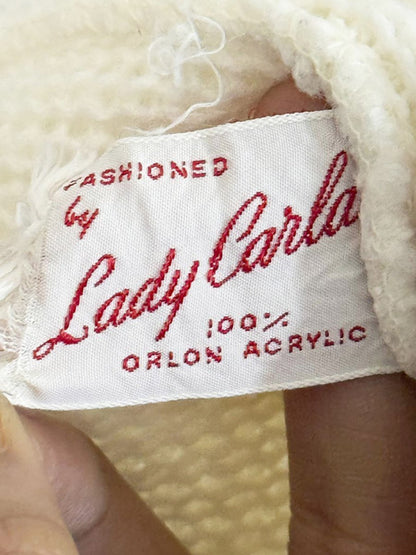 vintage 60s lady carla soft knit sweater vest - good market thrift store