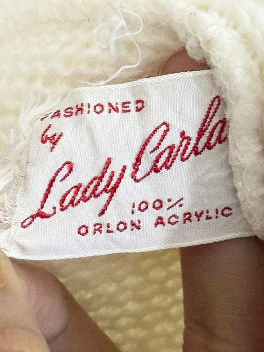 vintage 60s lady carla soft knit sweater vest - good market thrift store