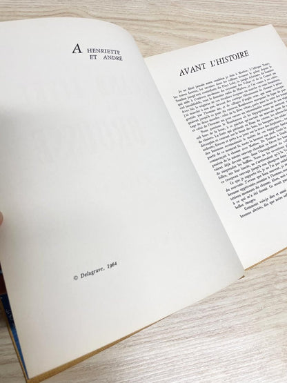 vintage 60s le grand livre de la brousse hardcover illustrated book - good market thrift store