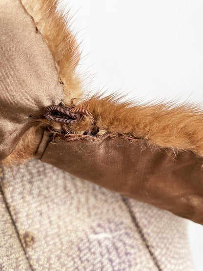 vintage 60s mink fur stole peter pan collar | lazare's furs - good market thrift store