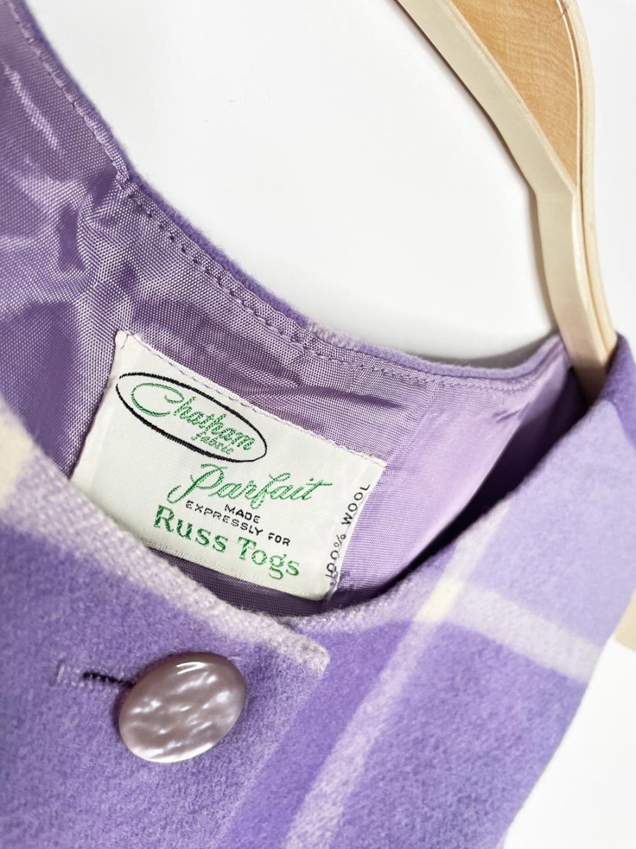 vintage 60s parfait for russ togs 100% wool mod prep vest + skirt set | clueless - good market thrift store