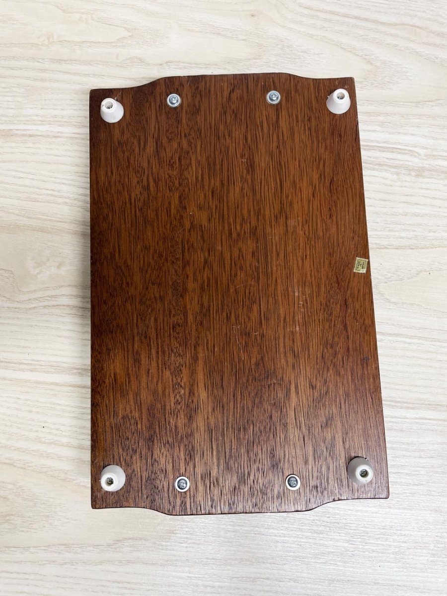 vintage 70s cheeseboard charcuterie hardwood tray | made in Japan - good market thrift store