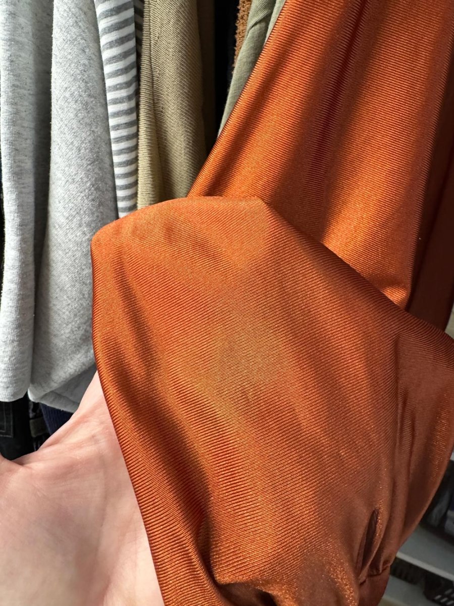 vintage 70s daggar collar poly-satin shirt - good market thrift store