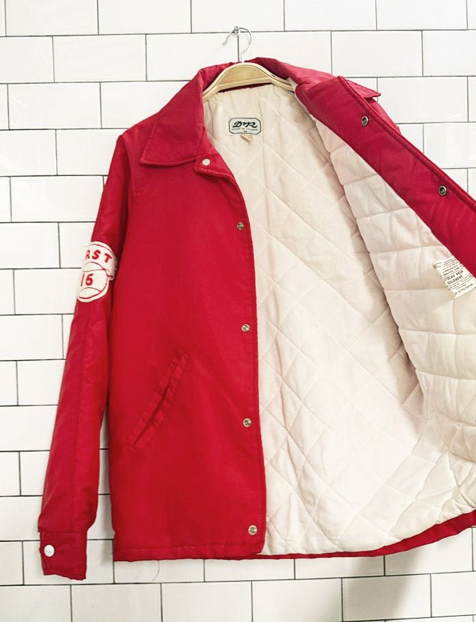 vintage 70s D&R orchid slow pitch baseball coaches jacket - good market thrift store