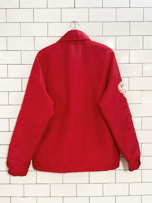 vintage 70s D&R orchid slow pitch baseball coaches jacket - good market thrift store