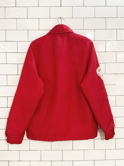 vintage 70s D&R orchid slow pitch baseball coaches jacket - good market thrift store