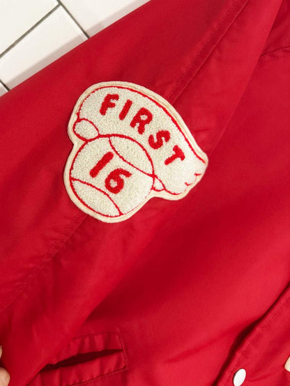 vintage 70s D&R orchid slow pitch baseball coaches jacket - good market thrift store