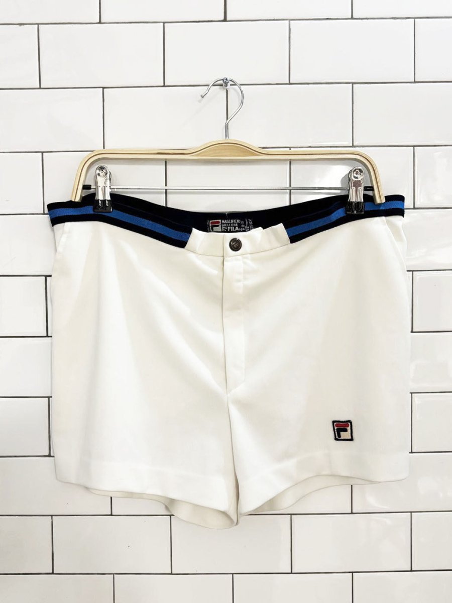 vintage 70s fila retro tennis shorts | made in italy - good market thrift store