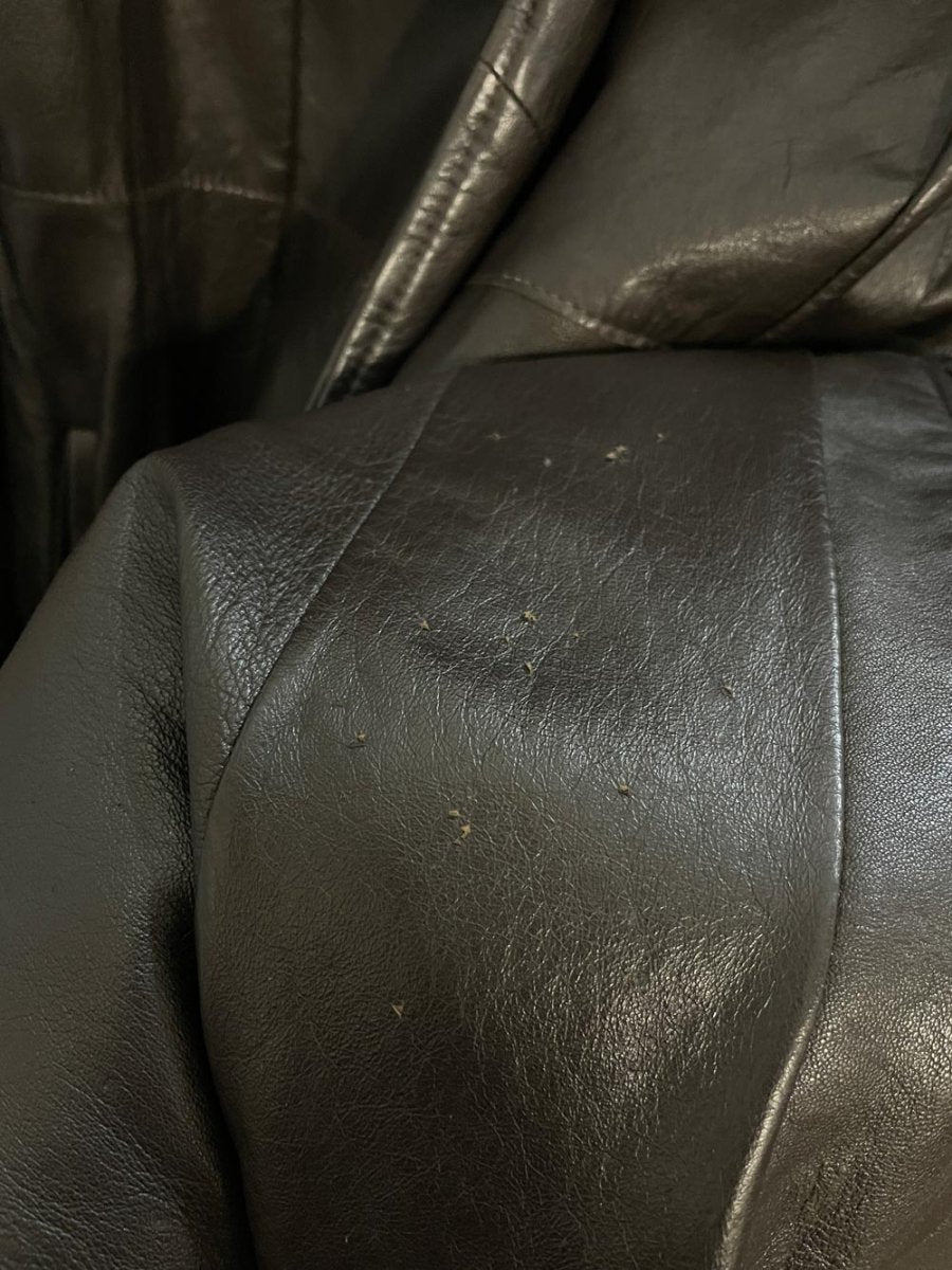 vintage 70s fur trim leather penny lane coat | rajac leathers - good market thrift store