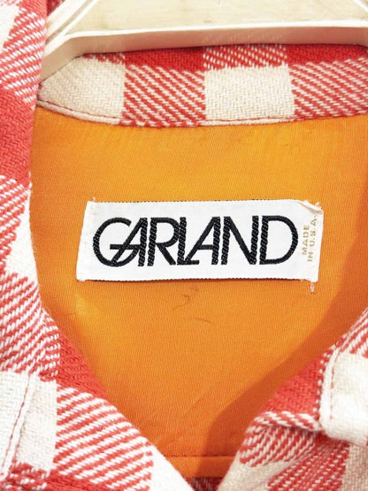 vintage 70s garland wool check shirt jacket | made in USA - good market thrift store