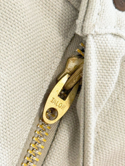 vintage 70s gwg pressed canvas bootcut pants | made in Canada - good market thrift store