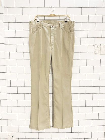 vintage 70s gwg pressed canvas bootcut pants | made in Canada - good market thrift store