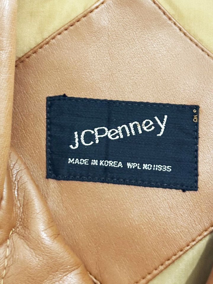 vintage 70s jcpenney boho western embroidered faux leather jacket - good market thrift store