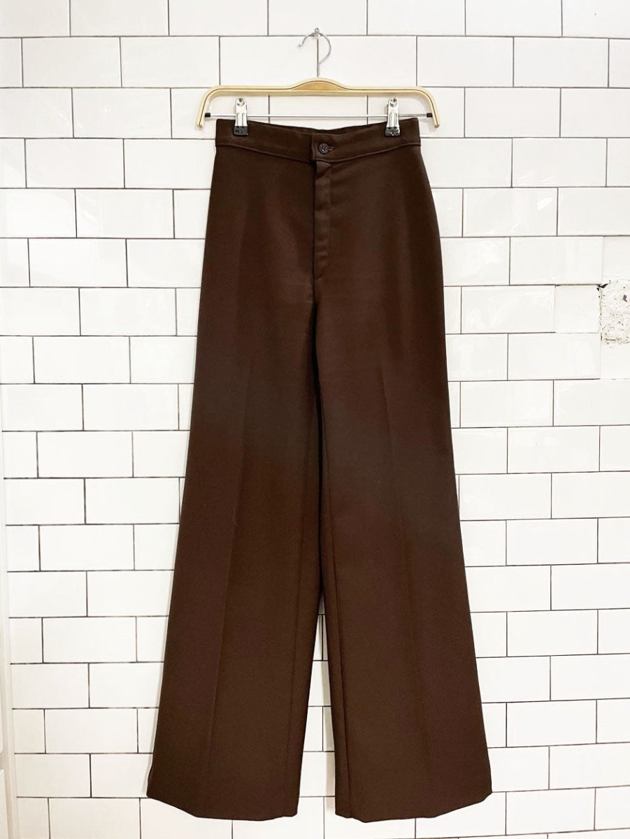 vintage 70s levi's bend over high rise wide leg slacks - good market thrift store