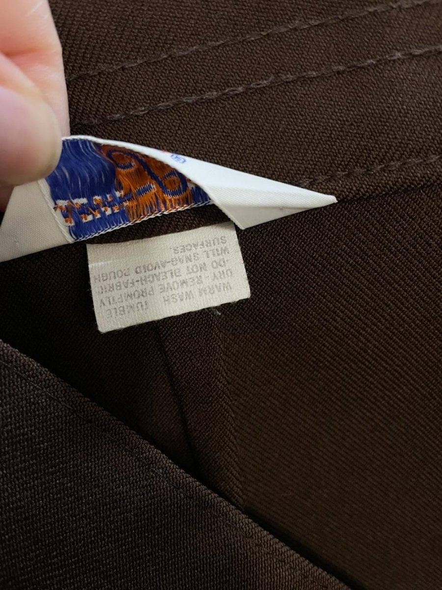 vintage 70s levi's bend over high rise wide leg slacks - good market thrift store