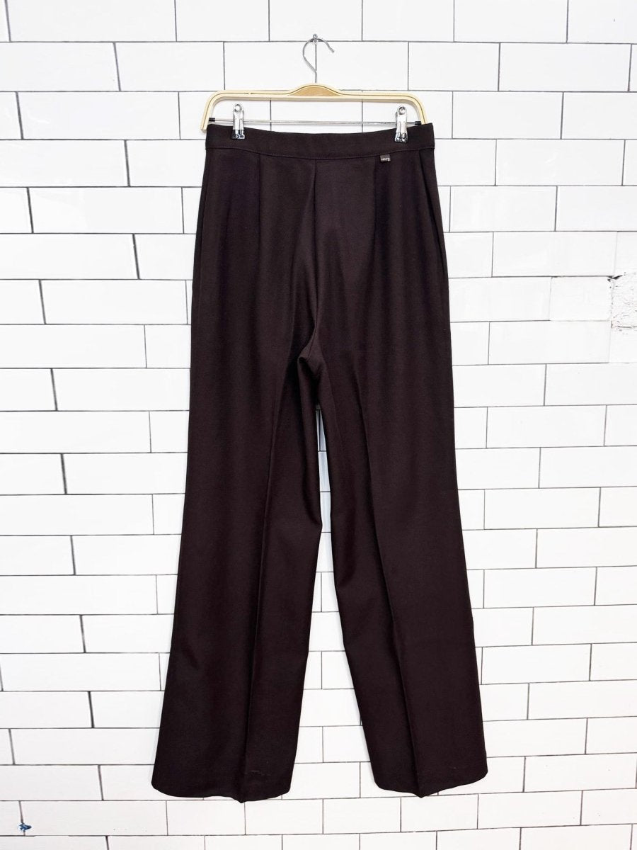 vintage 70s levi's bend over high rise wide leg slacks | scovill zipper - good market thrift store