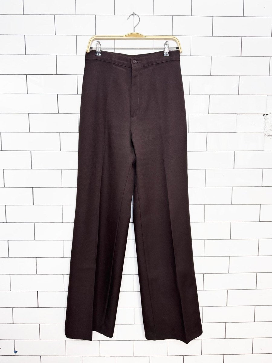 vintage 70s levi's bend over high rise wide leg slacks | scovill zipper - good market thrift store