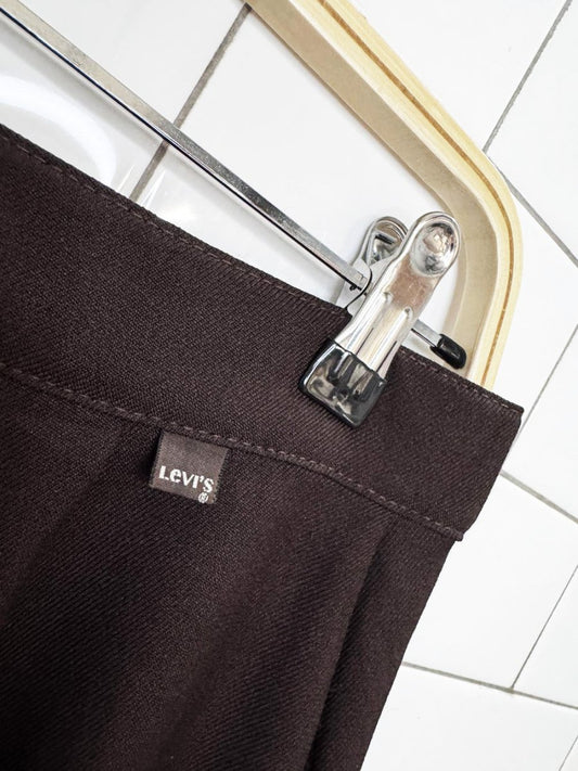 vintage 70s levi's bend over high rise wide leg slacks | scovill zipper - good market thrift store