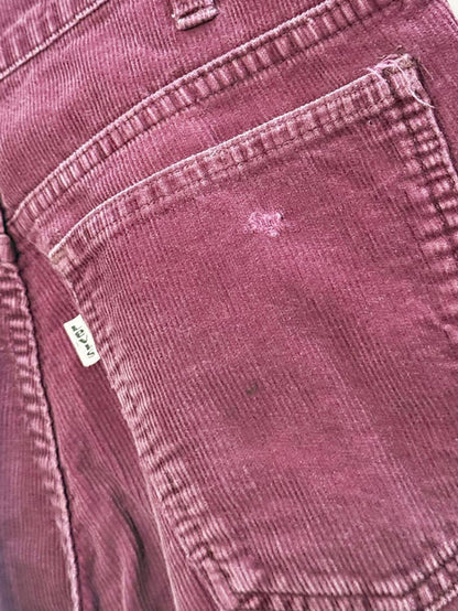 vintage 70s levi's white tab corduroy flare pants | talon zipper | made in usa - good market thrift store