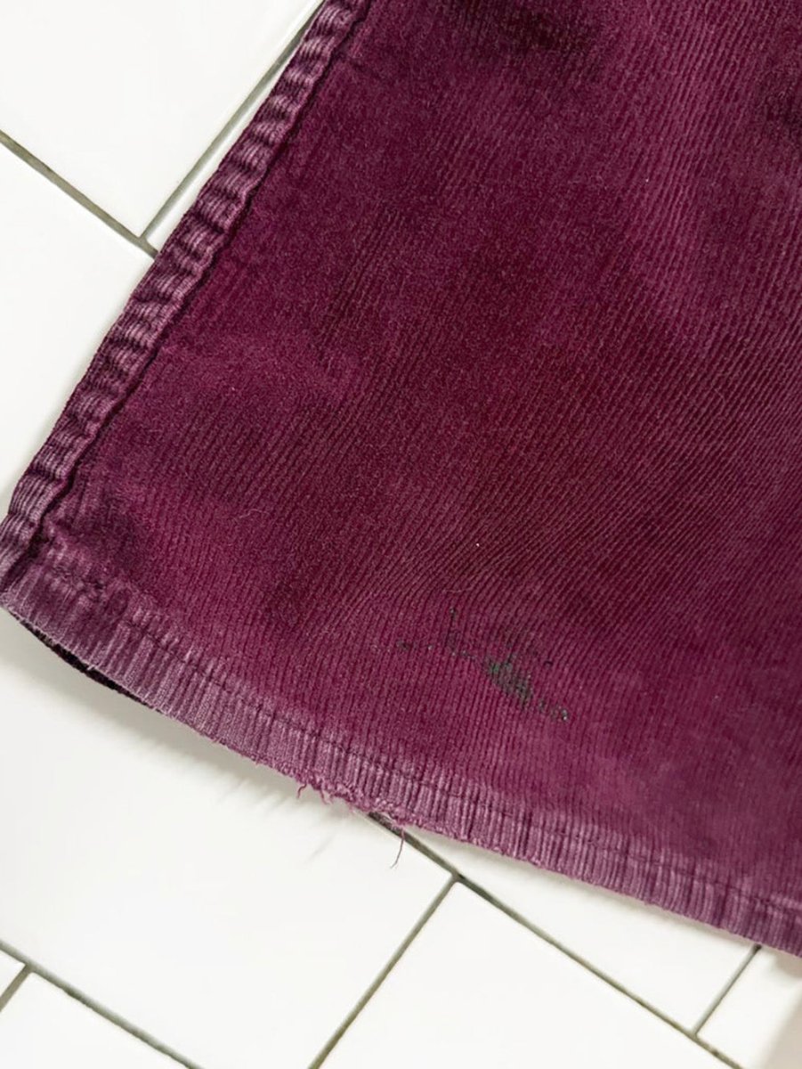 vintage 70s levi's white tab corduroy flare pants | talon zipper | made in usa - good market thrift store